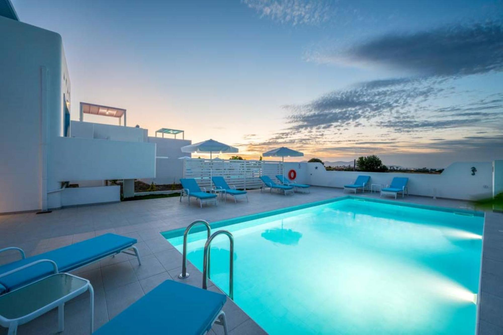 Xenos Villa 6 With A Private Pool Near The Sea Tigaki Dış mekan fotoğraf